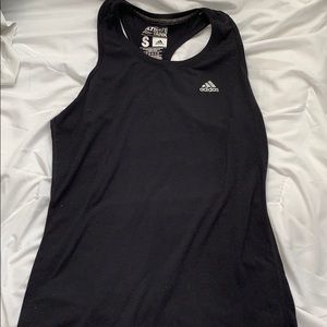 Black adidas racerback tank